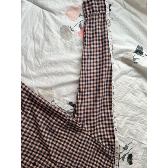 Pendleton Womens XL Navy & orange Checkered Button-Up Shirt - Picture 7 of 9